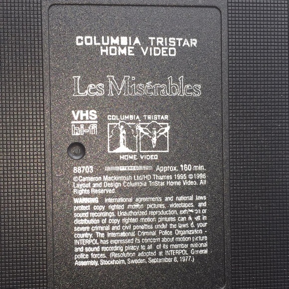 Les Miserables Musical In Concert VHS Video - Picture 7 of 11